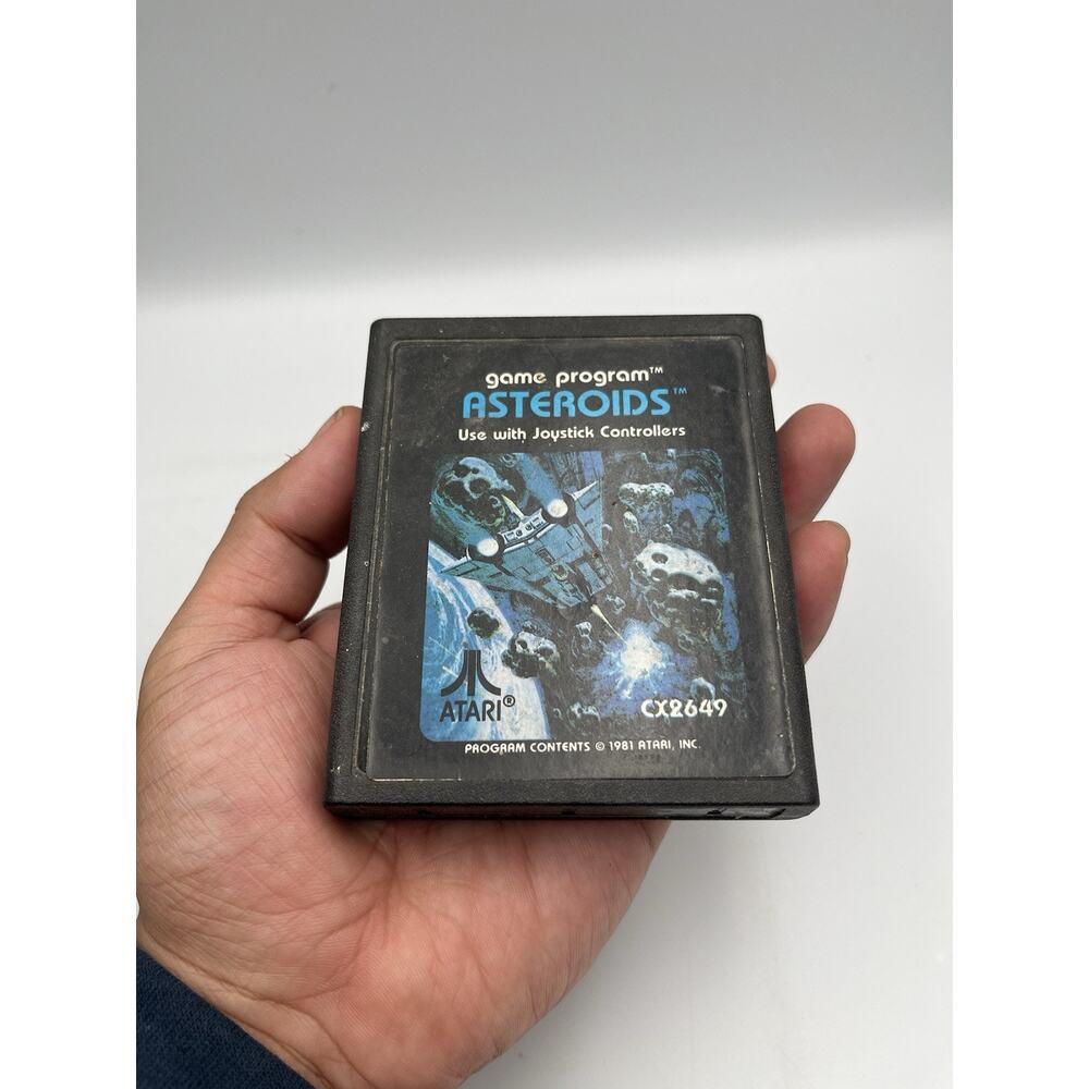 ASTEROIDS Black label Atari 2600 Cartridge Only